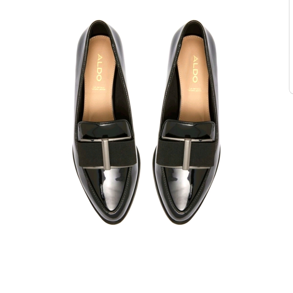 ALDO Leather Loafer Shoe Size 6